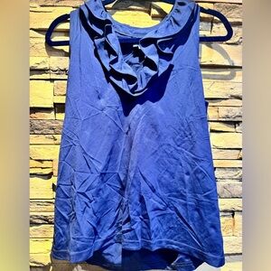 Sailor-Sailor Blue Ruffle Tank Top M
